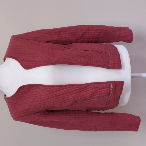 Anthropologie Akemi+Kin Jacket Red quilted jacket - Picture 1 of 11